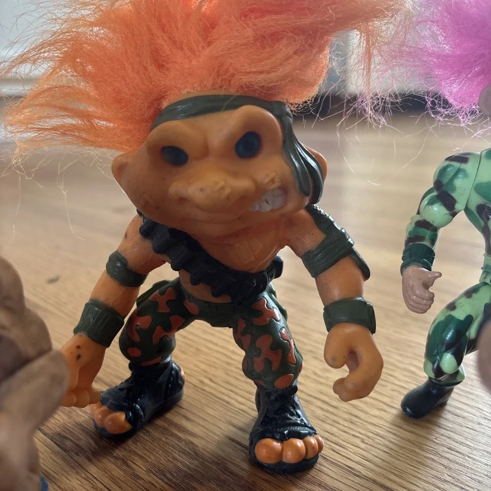 1992 Vintage Hasbro, TNT,  Battle Trolls Lot Of 5‎ Figures RARE